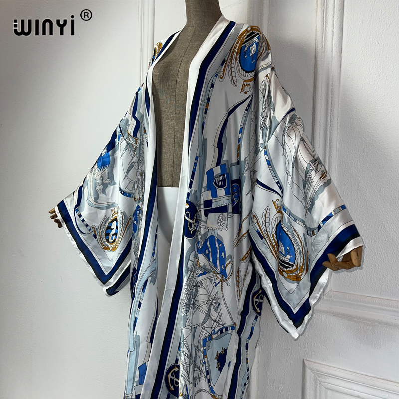 WINYI 기모노 여름 카프탄 비치웨어 카디건 패션 루 - Cover Up Kaftan 리뷰 및 가격