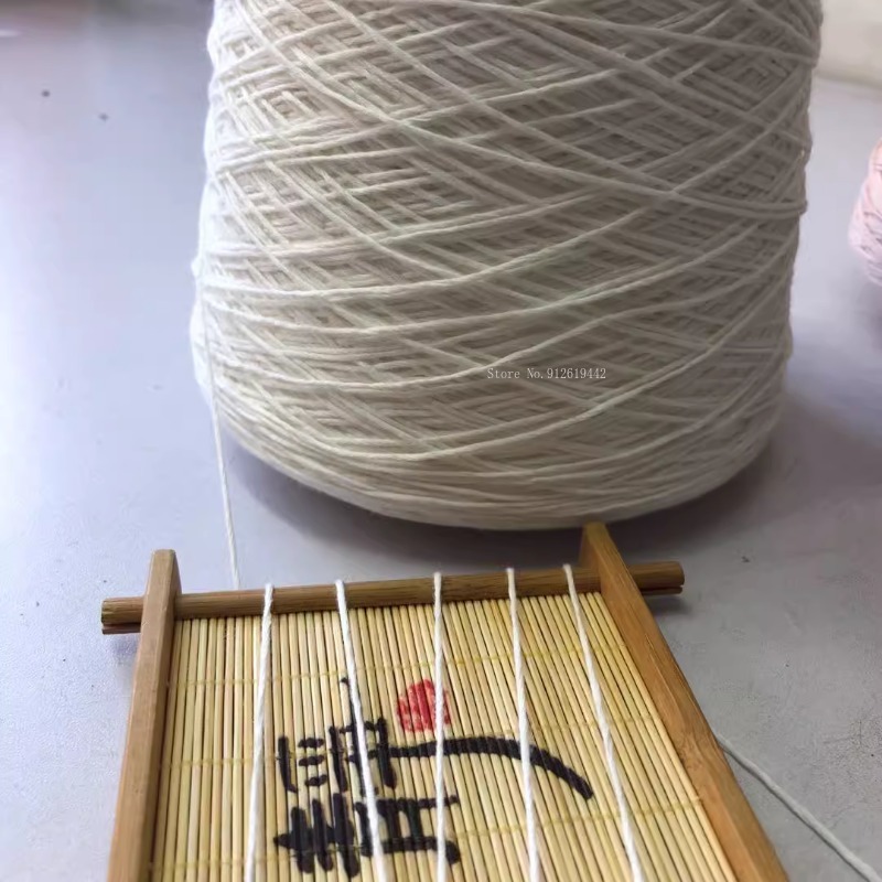 순면 레이스 아기 피부 친화적 양모 실, DIY 손으로 - Crochet Bag Raffia 리뷰 및 가격