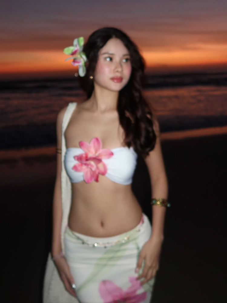 Nibber Pretty Women 투피스 세트 3d  - Romper Floral Print 리뷰 및 가격