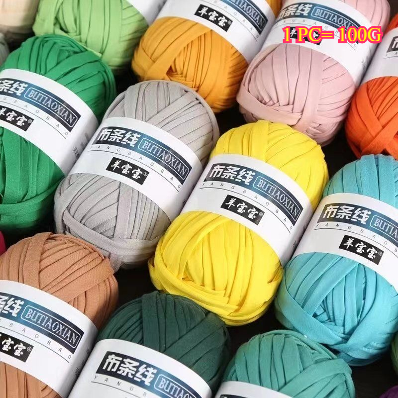100g T 셔츠 크로 셰 뜨개질 가방 모자 슬리퍼 코 - Crochet Bag Raffia 리뷰 및 가격
