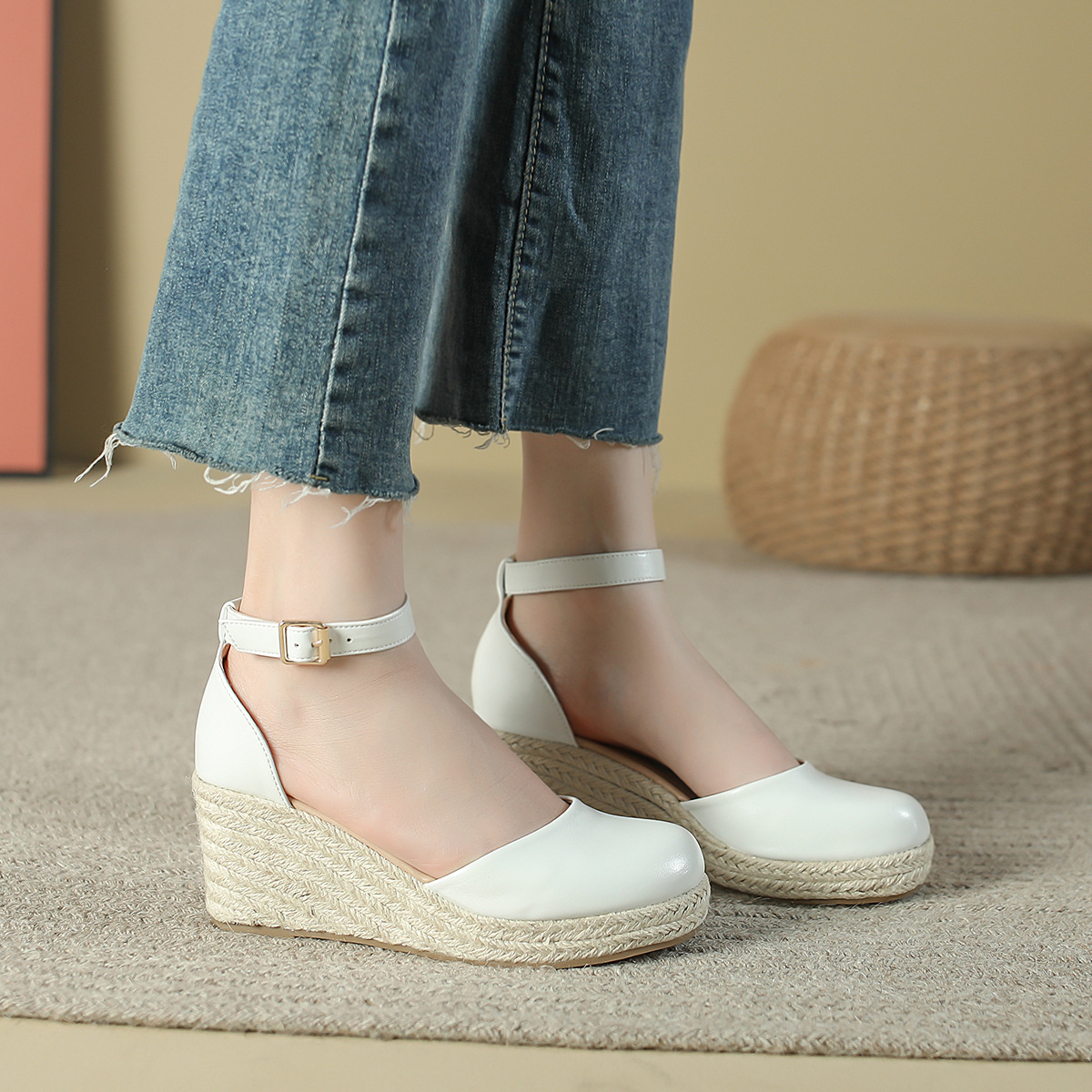 여성용 에스파드리유 웨지 샌들 발목 스트랩 플랫폼 여름 - Wedge Espadrille Women 리뷰 및 가격