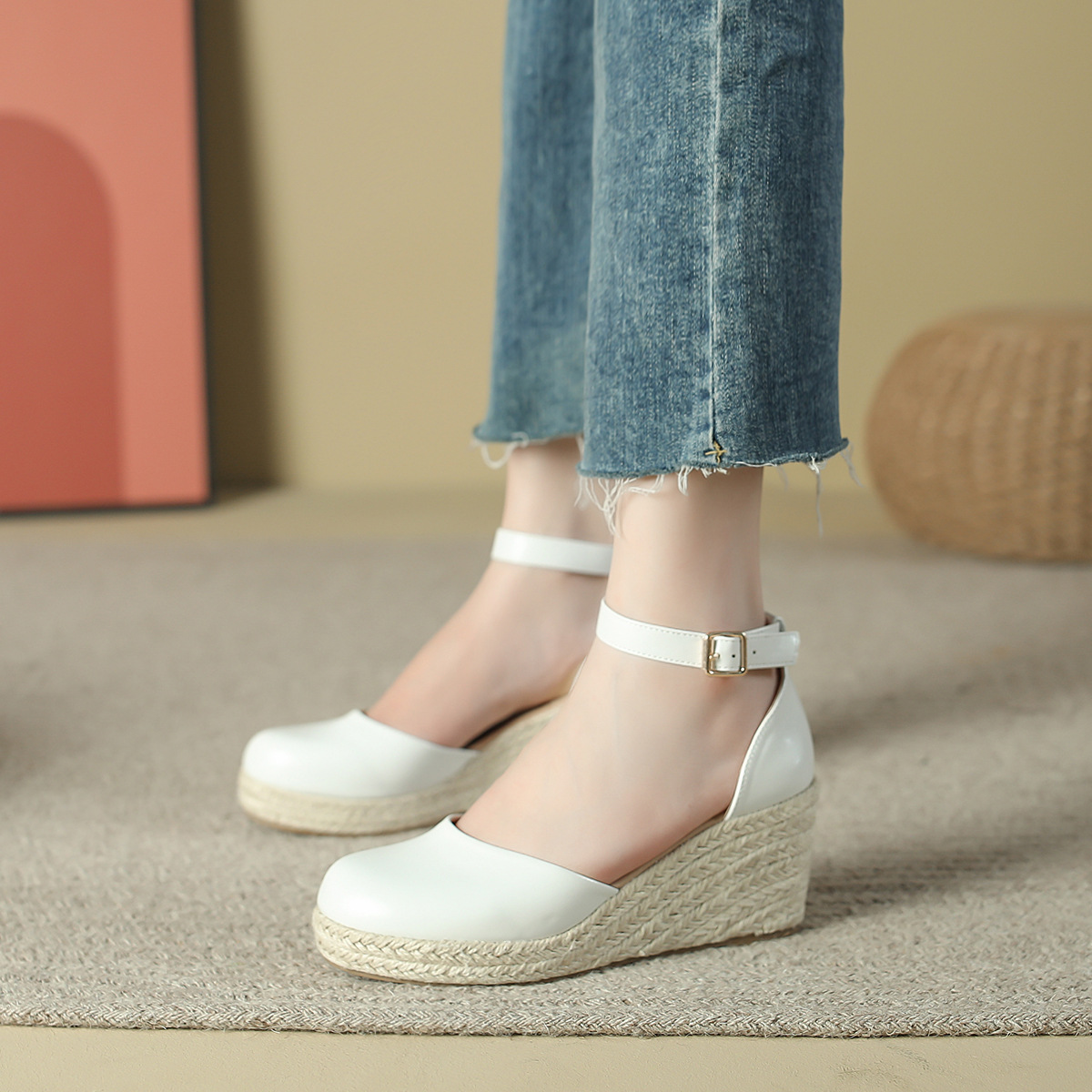 여성용 에스파드리유 웨지 샌들 발목 스트랩 플랫폼 여름 - Wedge Espadrille Women 리뷰 및 가격