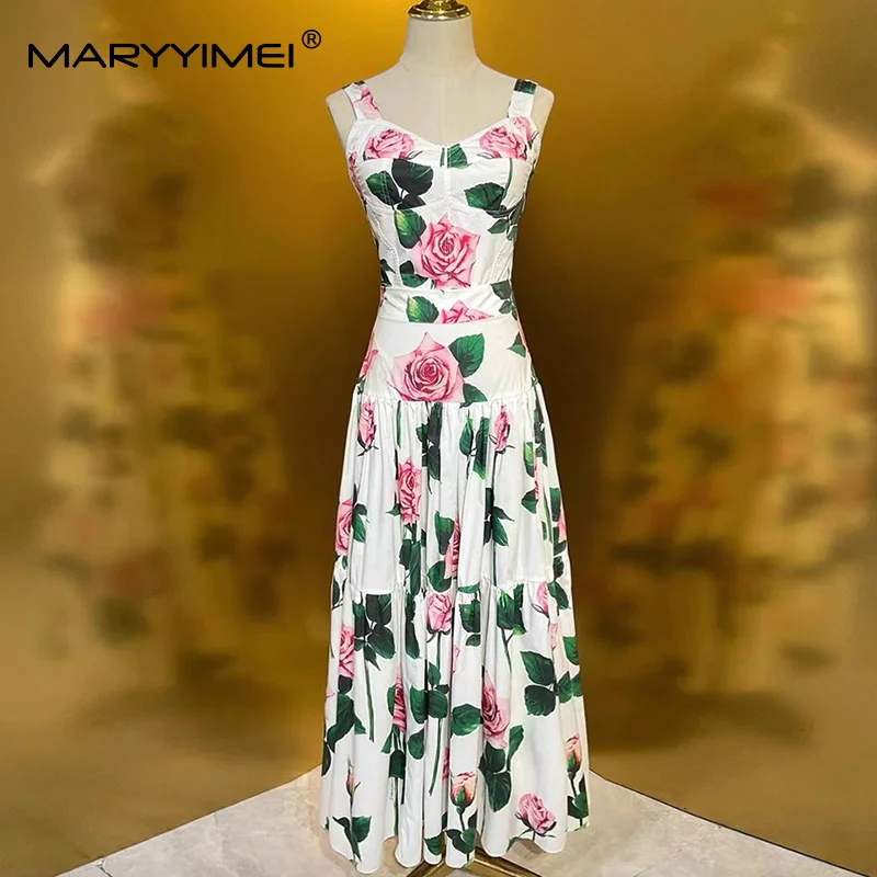 MARYYIMEI 꽃무늬 플리츠 스플라이싱 패션 슈트  - Romper Floral Print 리뷰 및 가격